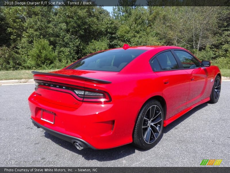 Torred / Black 2018 Dodge Charger R/T Scat Pack