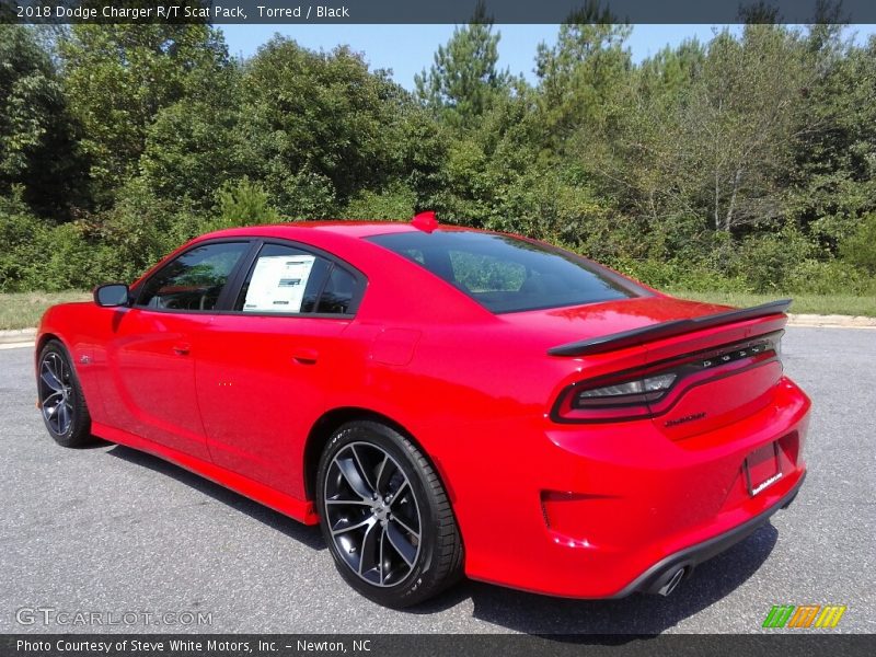 Torred / Black 2018 Dodge Charger R/T Scat Pack