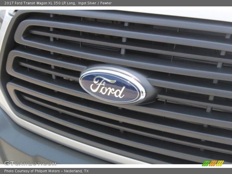 Ingot Silver / Pewter 2017 Ford Transit Wagon XL 350 LR Long