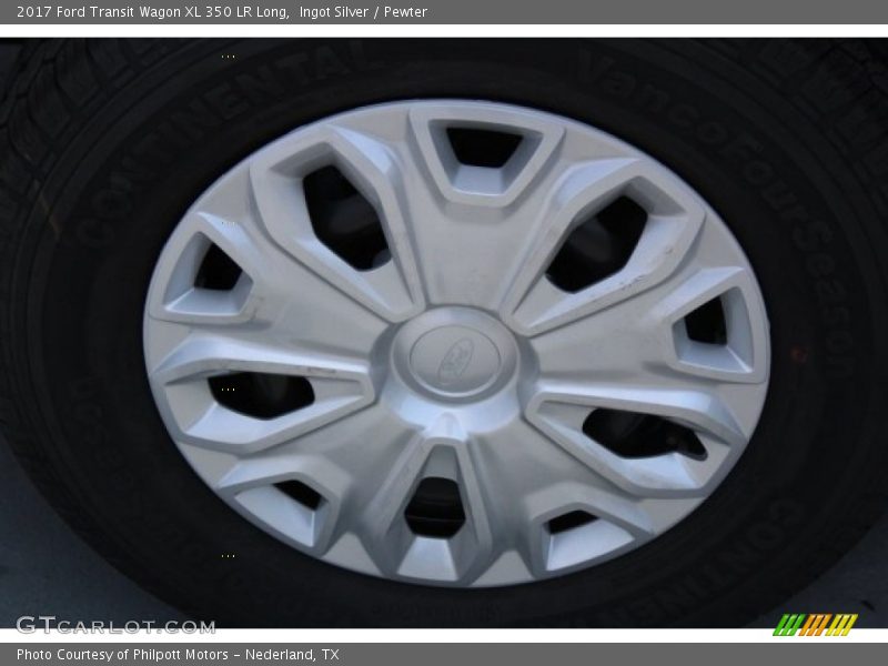 Ingot Silver / Pewter 2017 Ford Transit Wagon XL 350 LR Long