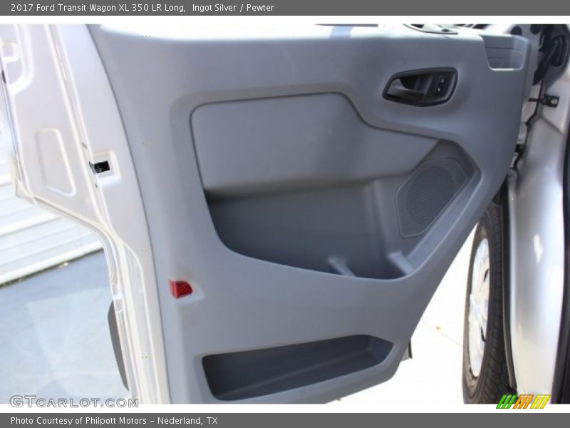 Ingot Silver / Pewter 2017 Ford Transit Wagon XL 350 LR Long