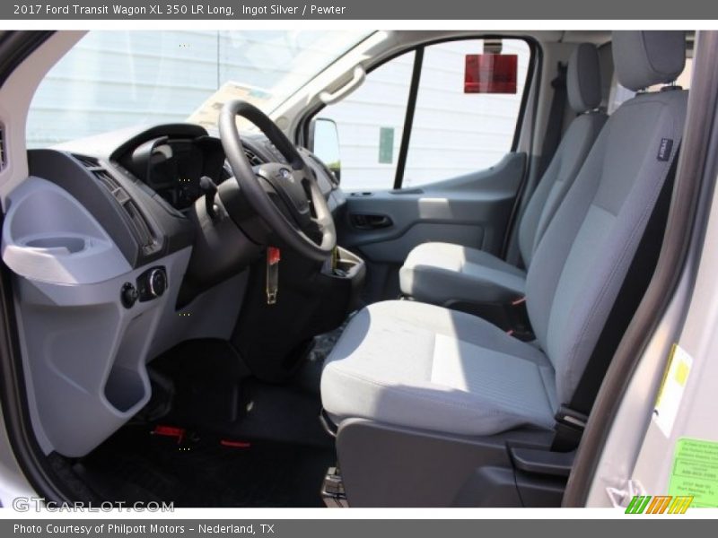 Ingot Silver / Pewter 2017 Ford Transit Wagon XL 350 LR Long
