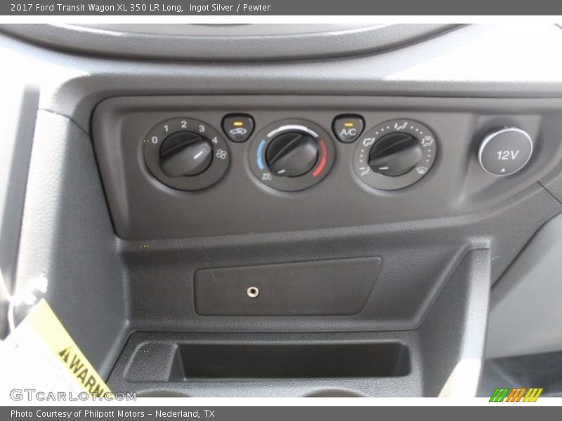 Ingot Silver / Pewter 2017 Ford Transit Wagon XL 350 LR Long