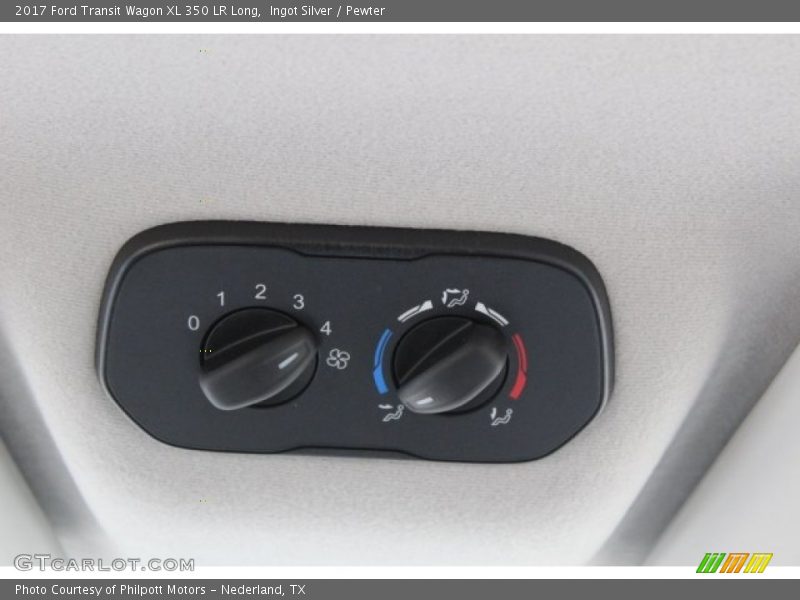 Ingot Silver / Pewter 2017 Ford Transit Wagon XL 350 LR Long
