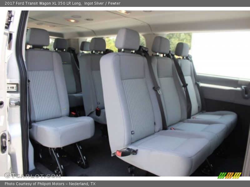 Ingot Silver / Pewter 2017 Ford Transit Wagon XL 350 LR Long
