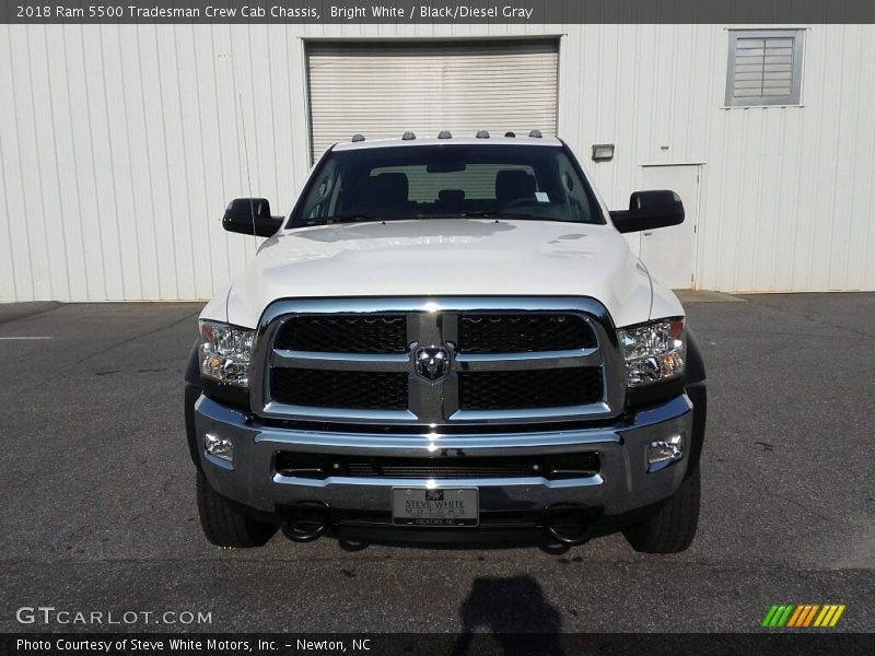 Bright White / Black/Diesel Gray 2018 Ram 5500 Tradesman Crew Cab Chassis