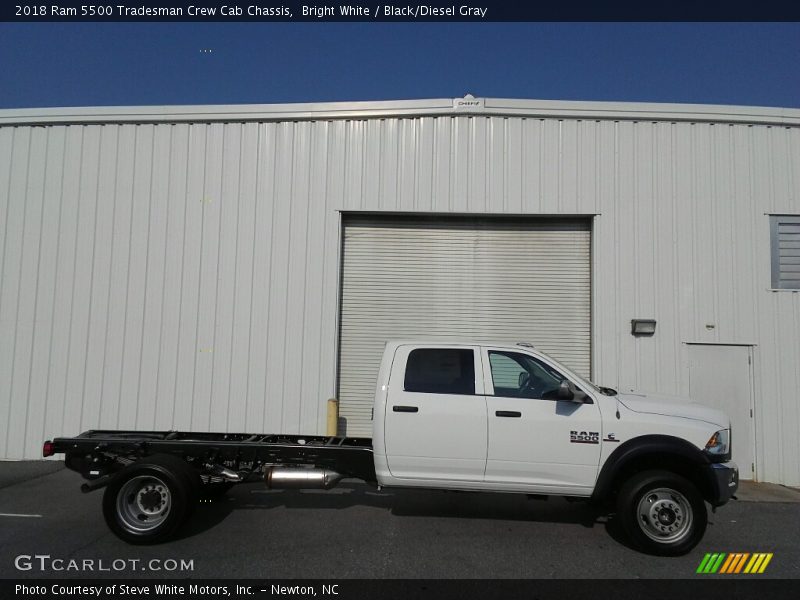 Bright White / Black/Diesel Gray 2018 Ram 5500 Tradesman Crew Cab Chassis