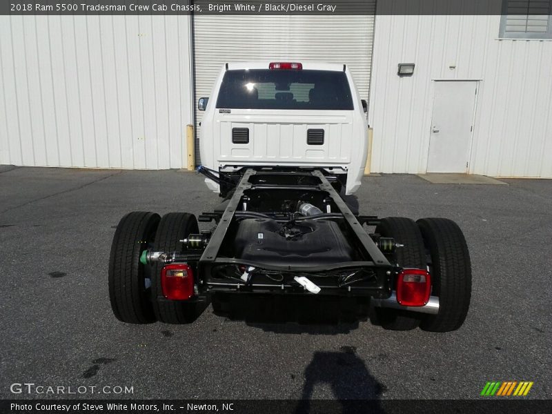 Bright White / Black/Diesel Gray 2018 Ram 5500 Tradesman Crew Cab Chassis