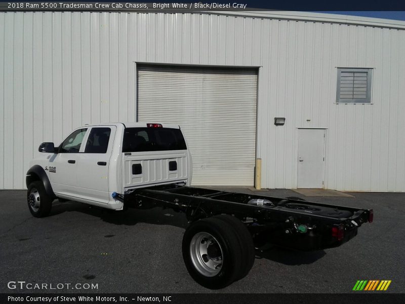 Bright White / Black/Diesel Gray 2018 Ram 5500 Tradesman Crew Cab Chassis