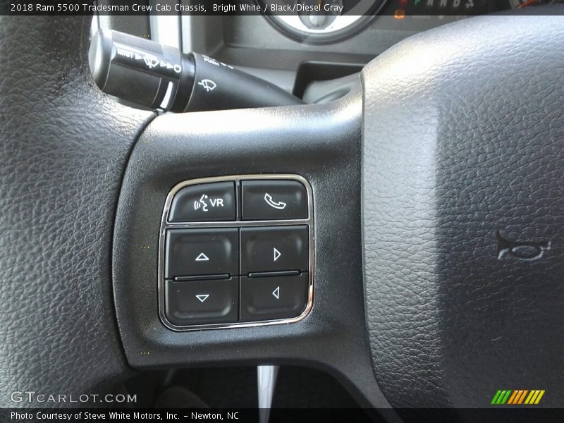 Bright White / Black/Diesel Gray 2018 Ram 5500 Tradesman Crew Cab Chassis