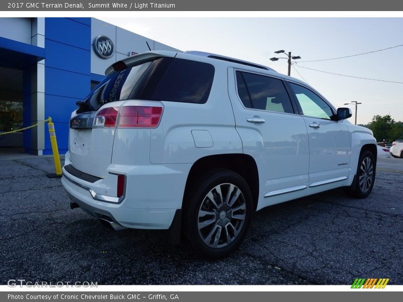 Summit White / Light Titanium 2017 GMC Terrain Denali