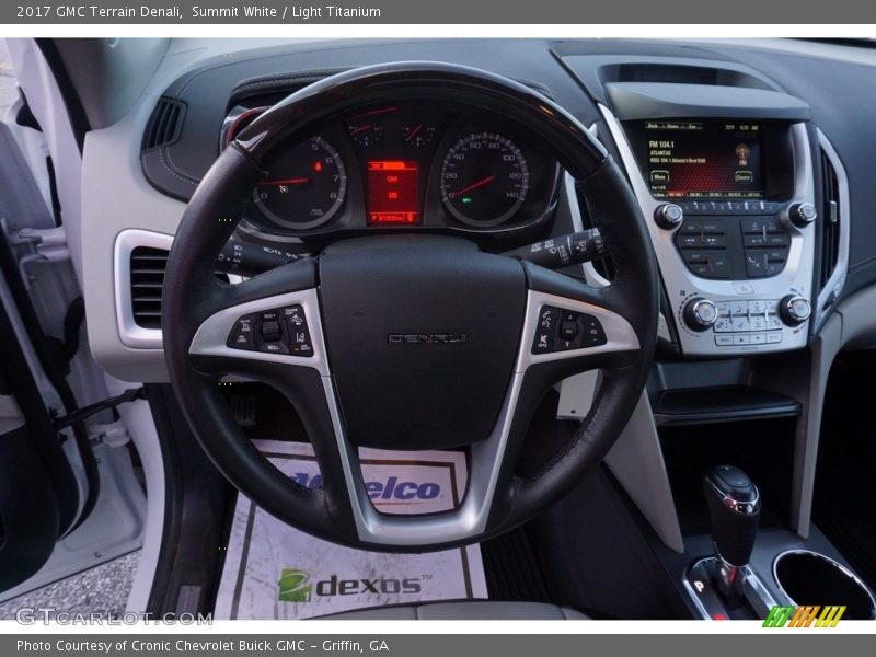 Summit White / Light Titanium 2017 GMC Terrain Denali
