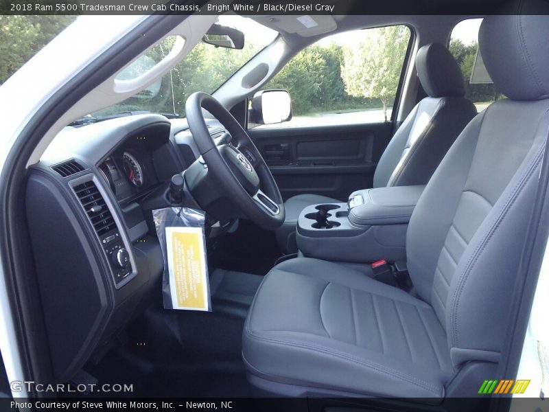 Bright White / Black/Diesel Gray 2018 Ram 5500 Tradesman Crew Cab Chassis