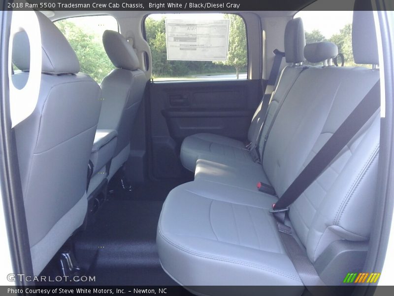 Bright White / Black/Diesel Gray 2018 Ram 5500 Tradesman Crew Cab Chassis