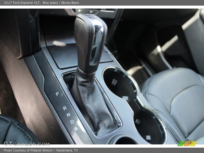 Blue Jeans / Ebony Black 2017 Ford Explorer XLT