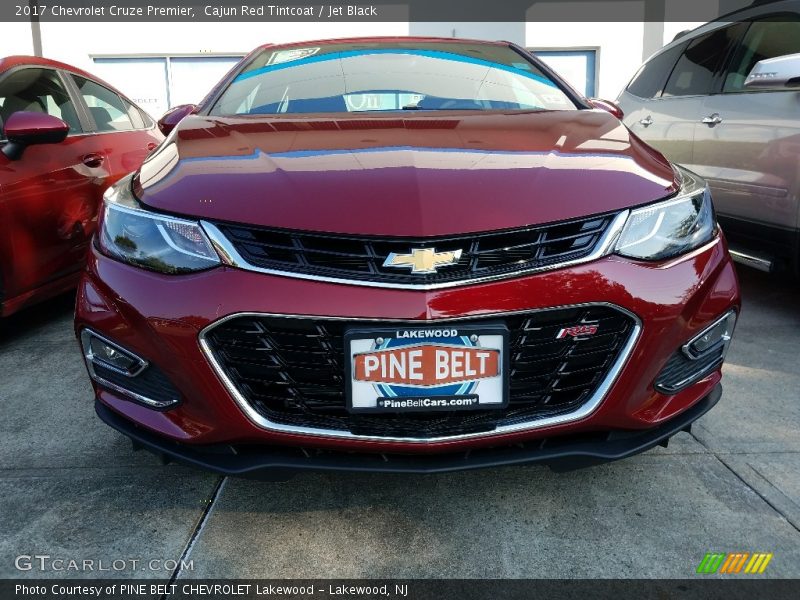 Cajun Red Tintcoat / Jet Black 2017 Chevrolet Cruze Premier