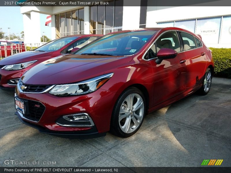 Cajun Red Tintcoat / Jet Black 2017 Chevrolet Cruze Premier