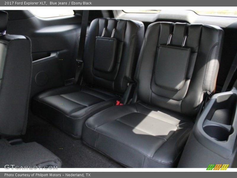Blue Jeans / Ebony Black 2017 Ford Explorer XLT