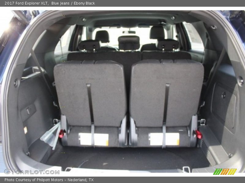 Blue Jeans / Ebony Black 2017 Ford Explorer XLT