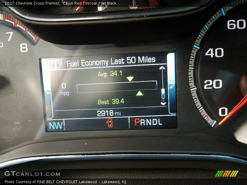 Cajun Red Tintcoat / Jet Black 2017 Chevrolet Cruze Premier