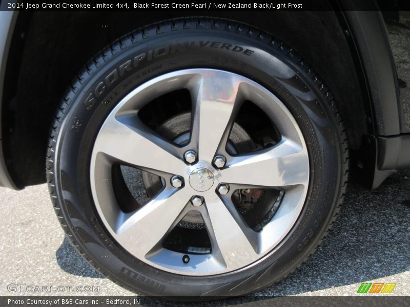 Black Forest Green Pearl / New Zealand Black/Light Frost 2014 Jeep Grand Cherokee Limited 4x4