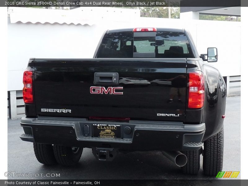 Onyx Black / Jet Black 2018 GMC Sierra 3500HD Denali Crew Cab 4x4 Dual Rear Wheel