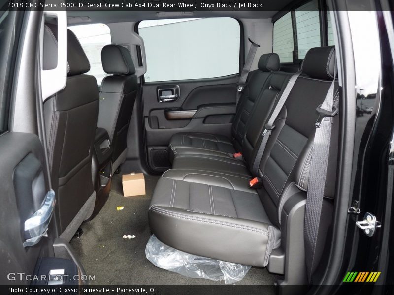 Rear Seat of 2018 Sierra 3500HD Denali Crew Cab 4x4 Dual Rear Wheel