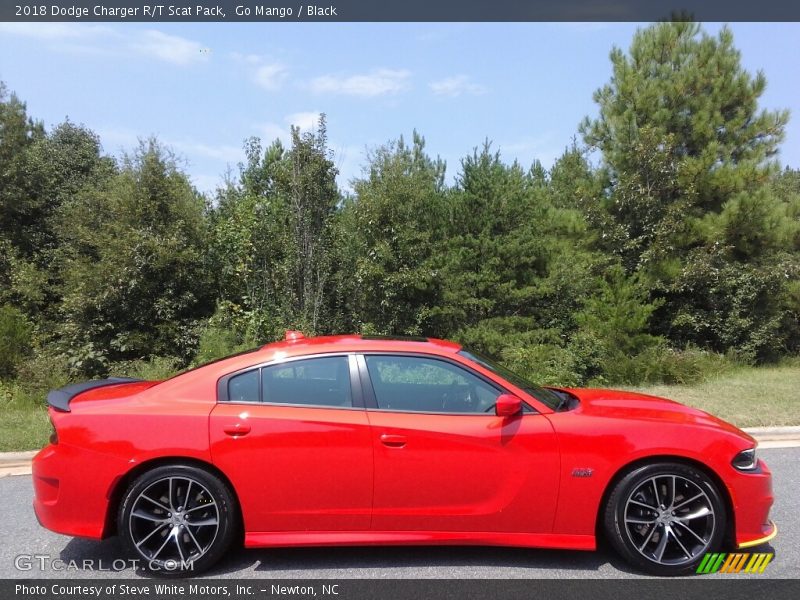 Go Mango / Black 2018 Dodge Charger R/T Scat Pack