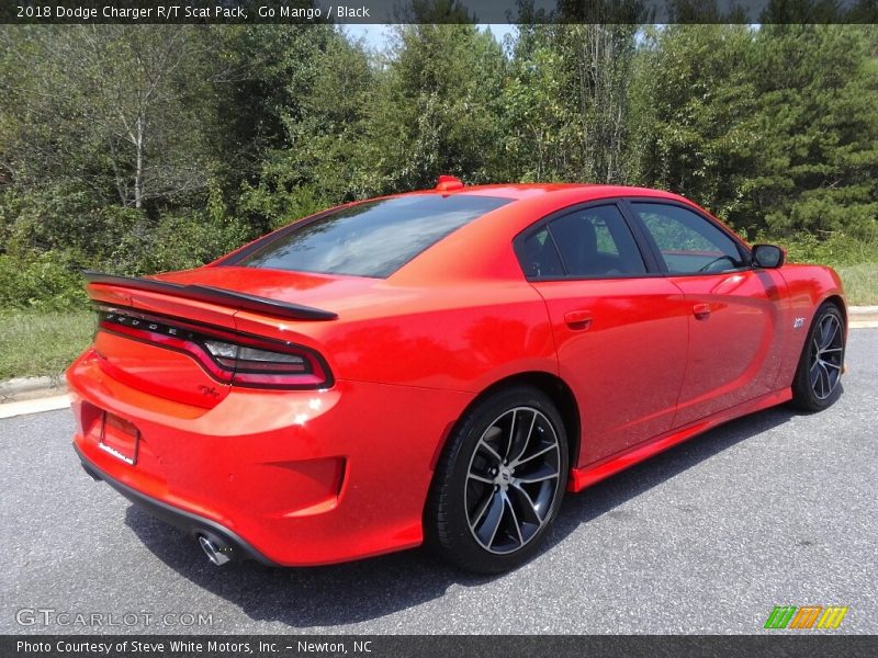 Go Mango / Black 2018 Dodge Charger R/T Scat Pack