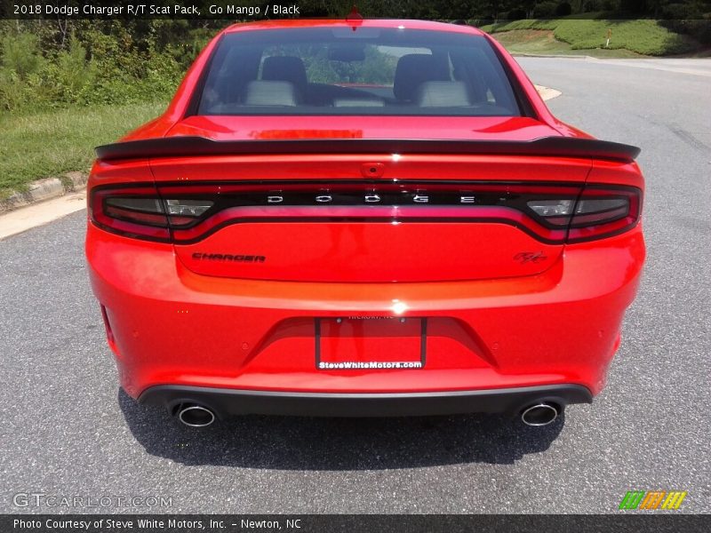 Go Mango / Black 2018 Dodge Charger R/T Scat Pack
