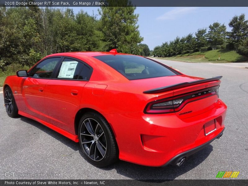 Go Mango / Black 2018 Dodge Charger R/T Scat Pack