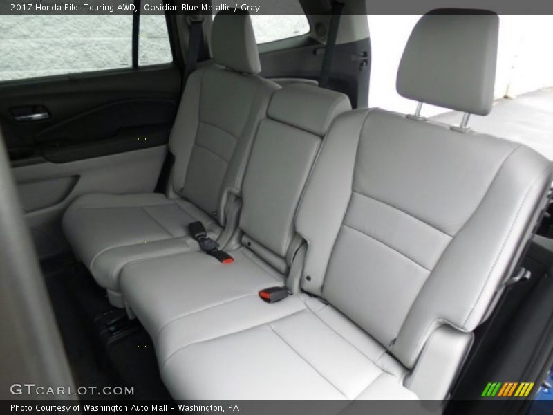 Obsidian Blue Metallic / Gray 2017 Honda Pilot Touring AWD