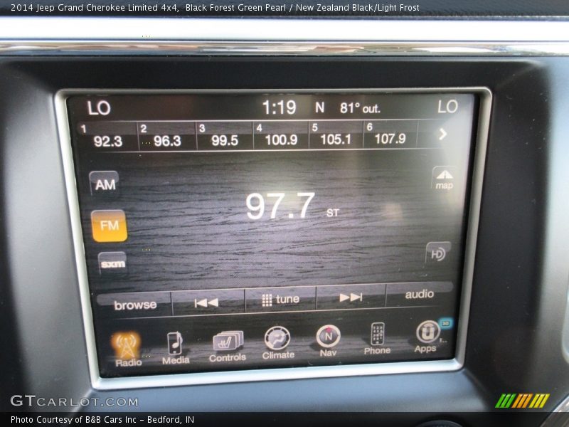 Black Forest Green Pearl / New Zealand Black/Light Frost 2014 Jeep Grand Cherokee Limited 4x4