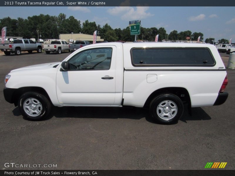 Super White / Graphite 2013 Toyota Tacoma Regular Cab