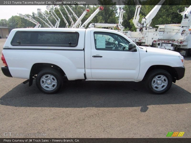 Super White / Graphite 2013 Toyota Tacoma Regular Cab