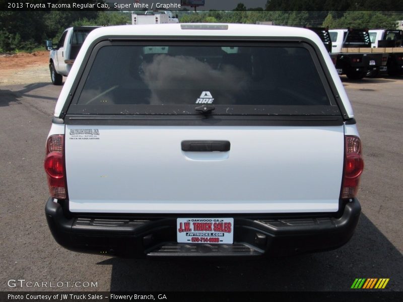 Super White / Graphite 2013 Toyota Tacoma Regular Cab