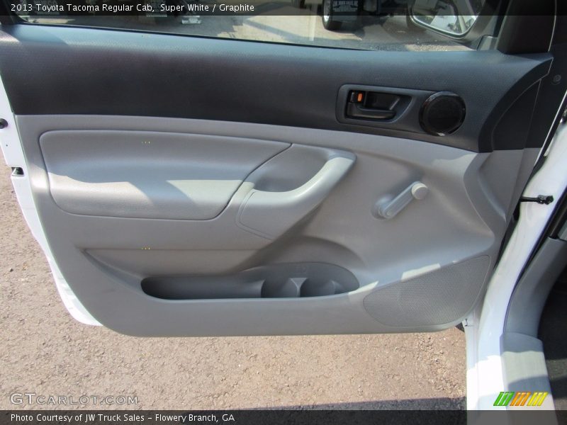 Super White / Graphite 2013 Toyota Tacoma Regular Cab
