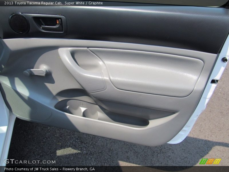 Super White / Graphite 2013 Toyota Tacoma Regular Cab