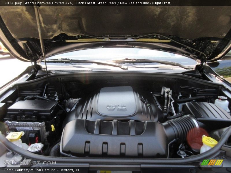 Black Forest Green Pearl / New Zealand Black/Light Frost 2014 Jeep Grand Cherokee Limited 4x4