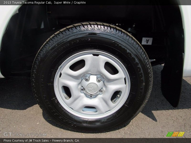 Super White / Graphite 2013 Toyota Tacoma Regular Cab