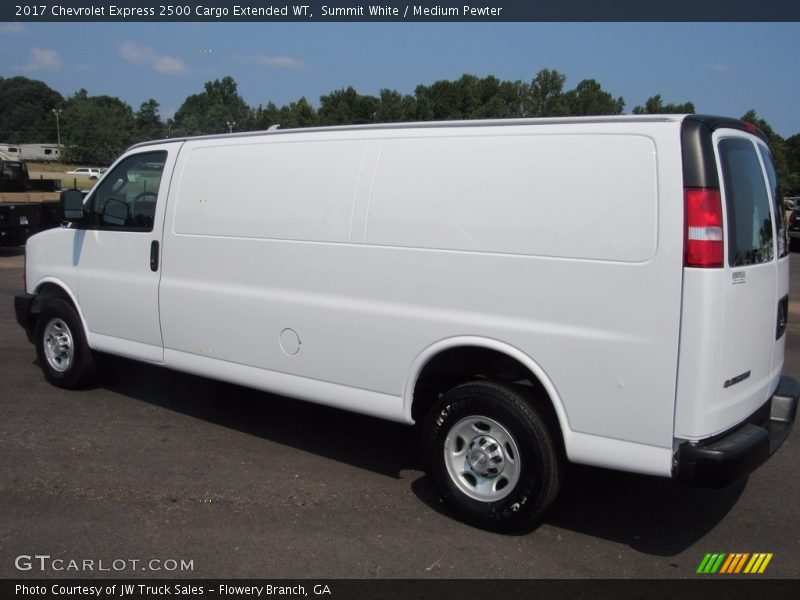 Summit White / Medium Pewter 2017 Chevrolet Express 2500 Cargo Extended WT