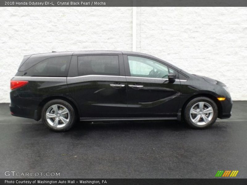 Crystal Black Pearl / Mocha 2018 Honda Odyssey EX-L