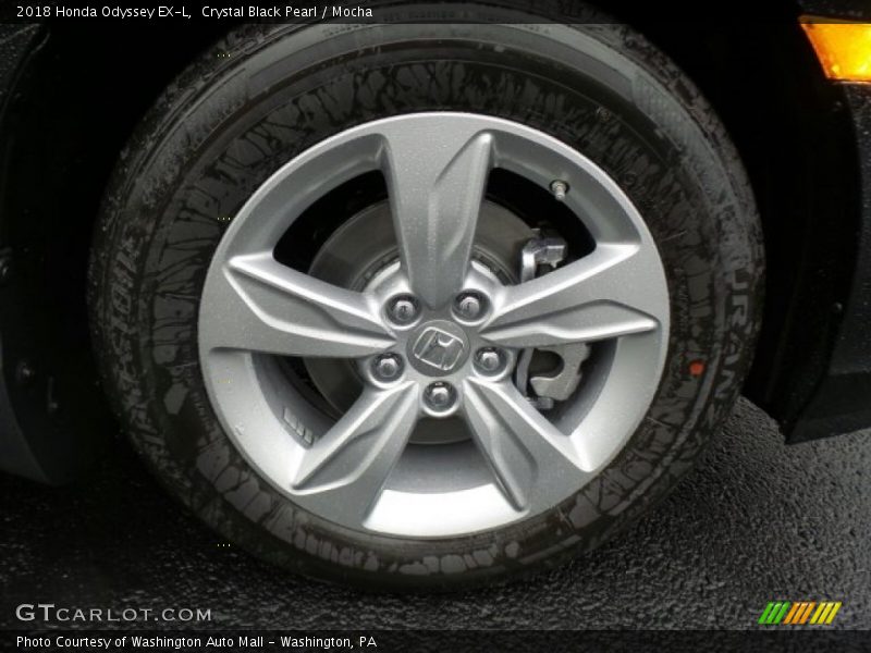 Crystal Black Pearl / Mocha 2018 Honda Odyssey EX-L