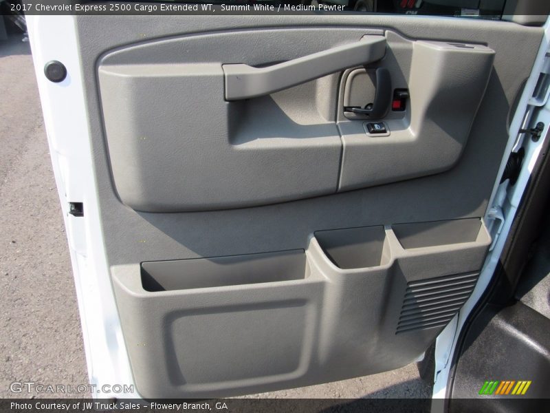 Summit White / Medium Pewter 2017 Chevrolet Express 2500 Cargo Extended WT