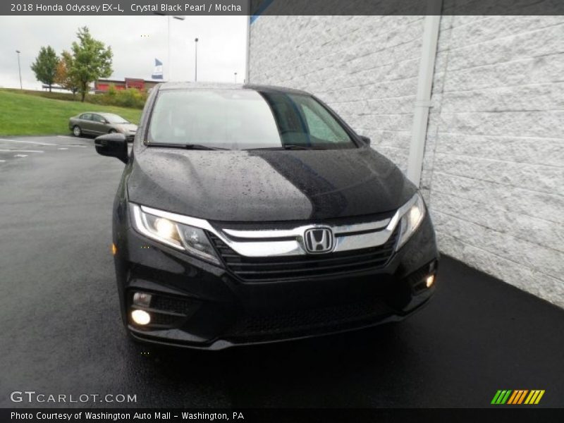 Crystal Black Pearl / Mocha 2018 Honda Odyssey EX-L