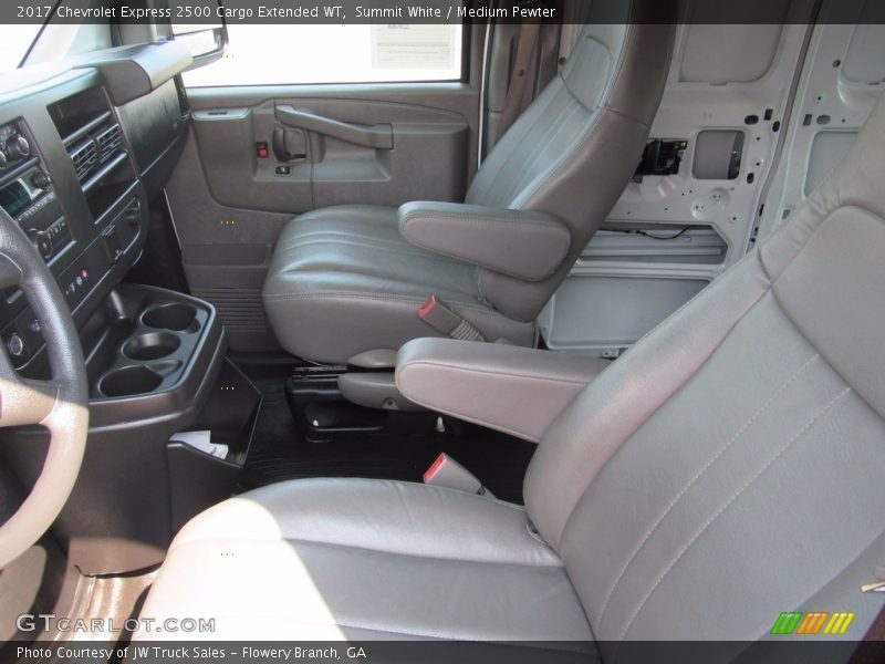 Summit White / Medium Pewter 2017 Chevrolet Express 2500 Cargo Extended WT