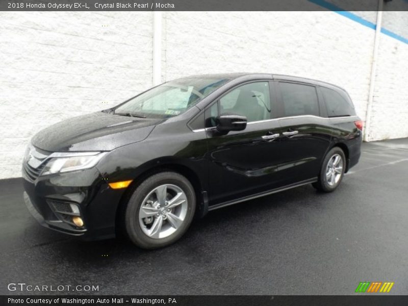 Crystal Black Pearl / Mocha 2018 Honda Odyssey EX-L