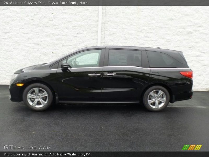 Crystal Black Pearl / Mocha 2018 Honda Odyssey EX-L