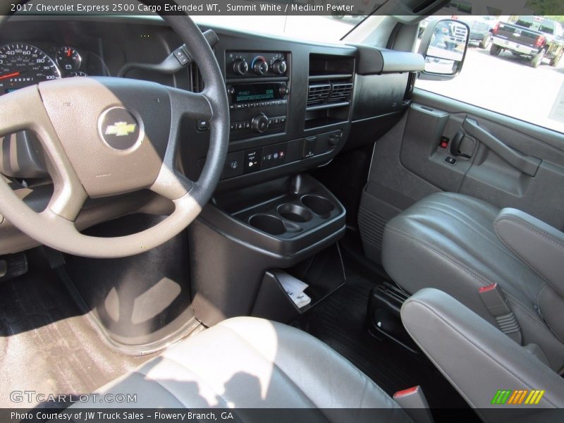Summit White / Medium Pewter 2017 Chevrolet Express 2500 Cargo Extended WT