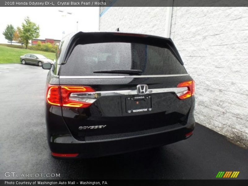 Crystal Black Pearl / Mocha 2018 Honda Odyssey EX-L